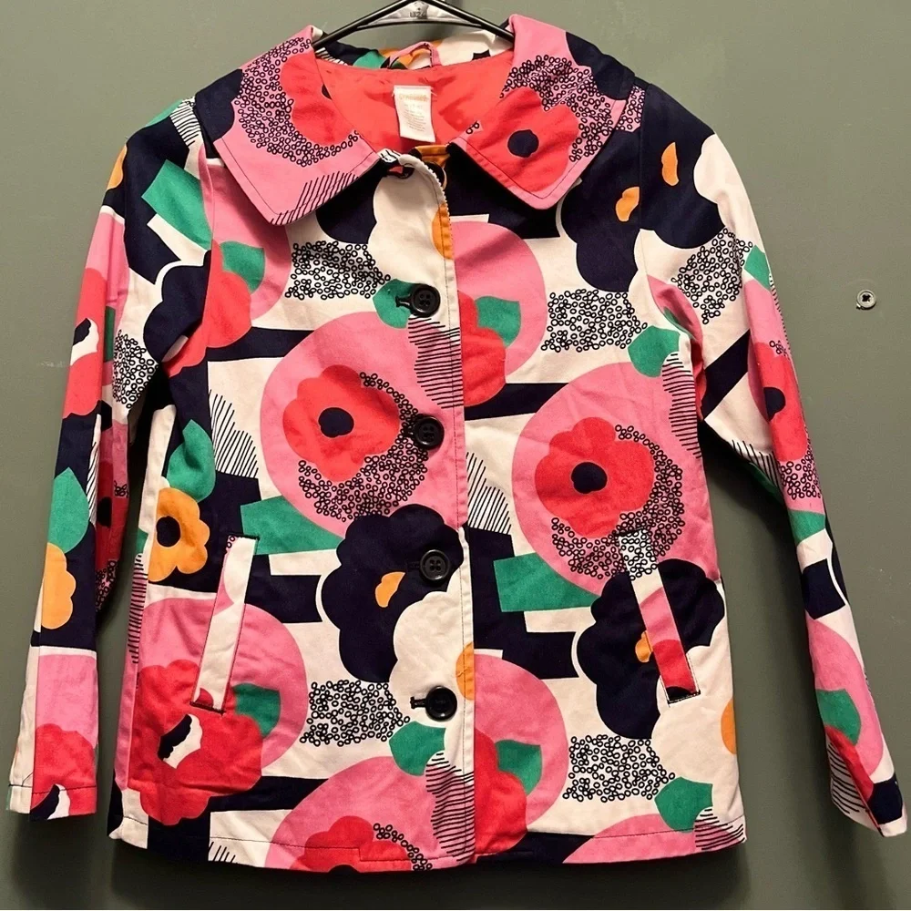 Gymboree size medium (7-8) girls floral jacket